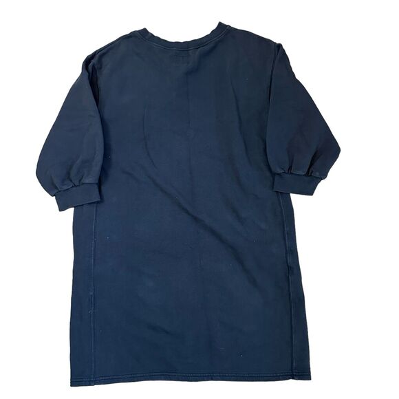 Pact Dress Sweater Midi Large Gray-Black Organic Cotton Essentials Minimalist - Picture 3 of 10